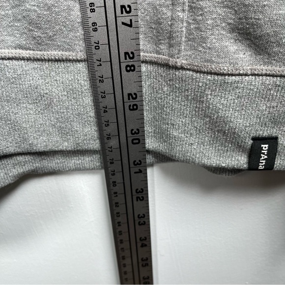 PrAna Men’s Cardiff Fleece Full Zip Heather Grey Size XL Hooded Sweatshirt NWT - Picture 11 of 11